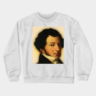 Gioachino Rossini Portrait | Gioachino Rossini Artwork 2 Crewneck Sweatshirt